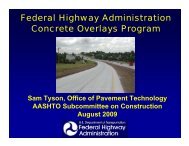 TysonâConcrete Overlay Program - AASHTO - Subcommittee on ...