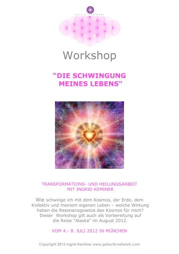 Die Schwingung meines Lebens - Galacticnetwork