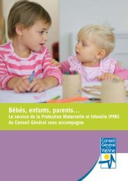 Guide du service de la Protection Maternelle et Infantile - Conseil ...