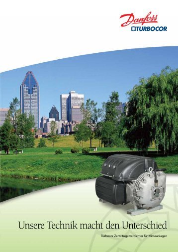 Danfoss Turbocor centrifugal compressors for air-conditioning systems