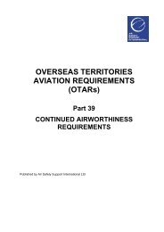 OTAR Part 39 - Air Safety Support International