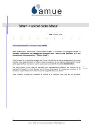 la note d'information sur l'accord cadre 09-03 - Amue