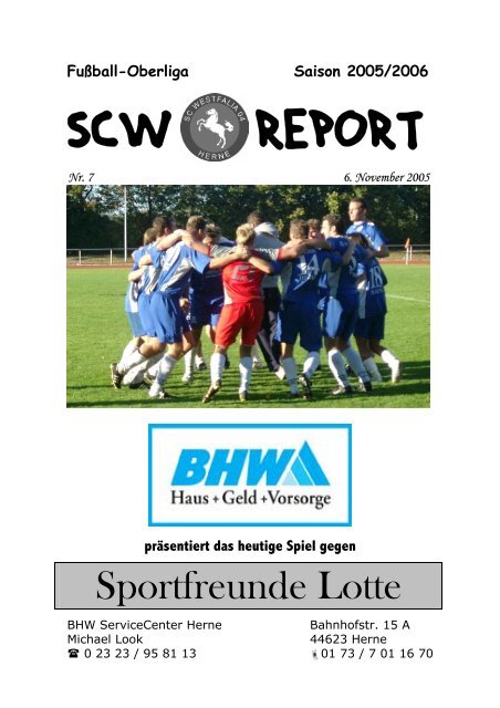 Sportfreunde Lotte - SC Westfalia 04 Herne eV