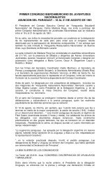 Primer Congreso Iberoamericano - Movimiento Peronista