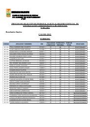 Resultados finales: CAS 001-2012 FEBRERO - Los Olivos