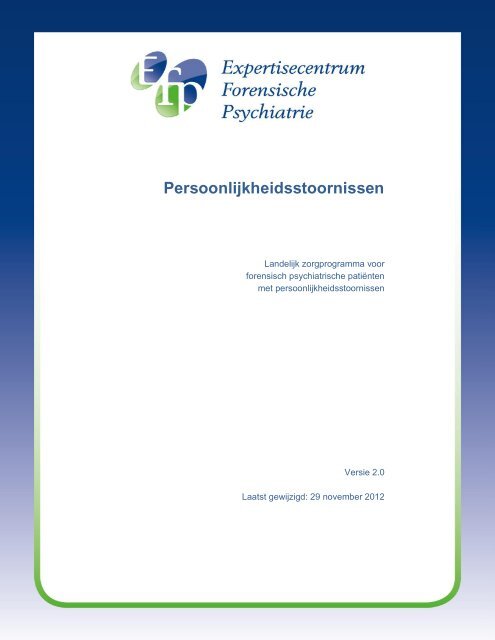 Persoonlijkheidsstoornissen - EFP