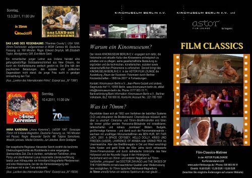 FILM CLASSICS - In70mm.com