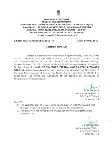 Read More - Income Tax Department