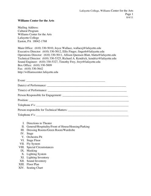 Iv Theater Seating Chart