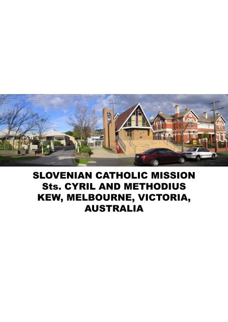 SLOVENIAN CATHOLIC MISSION Sts. CYRIL AND ... - Glas Slovenije