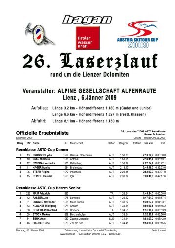 Laserzlauf 2009 - ASKIMO