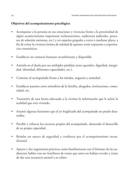 Aportes psicosociales - IIDH