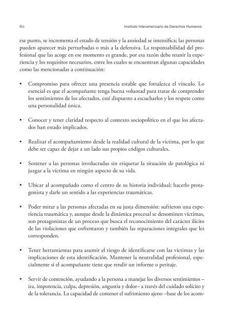 Aportes psicosociales - IIDH