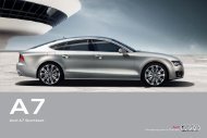 Audi A7 Sportback - Alle Kataloge