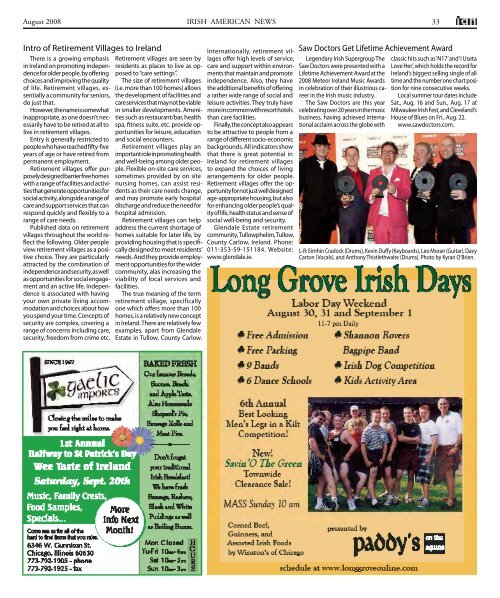 August 2008 - Irish American News