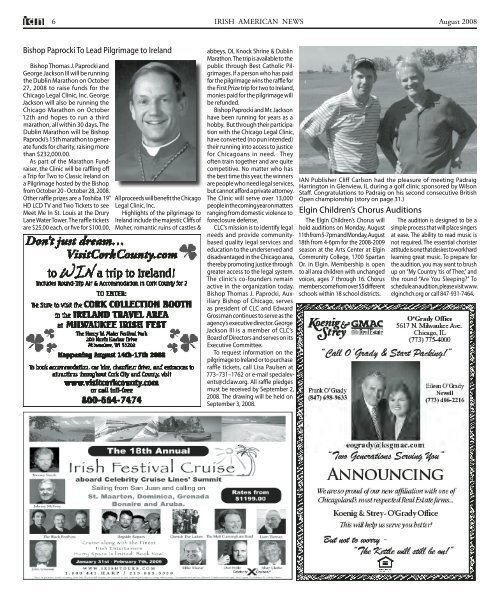 August 2008 - Irish American News