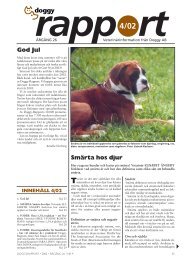 SmÃ¤rta hos djur God Jul - Doggy Rapport
