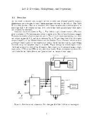 Lab 2: Decoding, Multiplexing, and Sequencing 2.1 Decoder