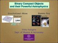 Binary Compact Objects and their Powerful ... - Northwestern