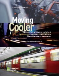 Moving Cooler - Federal Transit Administration - U.S. Department of ...