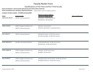 Faculty Roster Form - North Carolina A&T State University