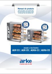 Baixe o Manual do produto - Arke