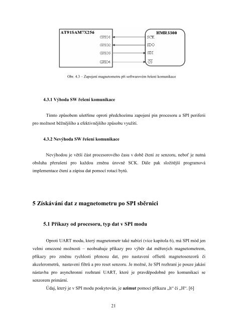 Komunikace mezi magnetometrem a ARM procesorem - wiki