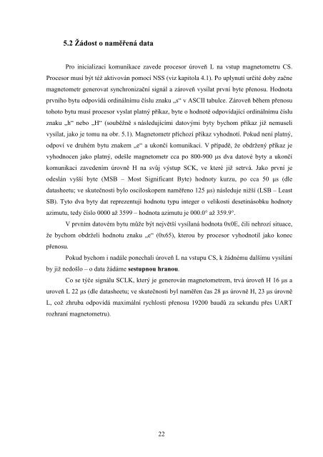 Komunikace mezi magnetometrem a ARM procesorem - wiki