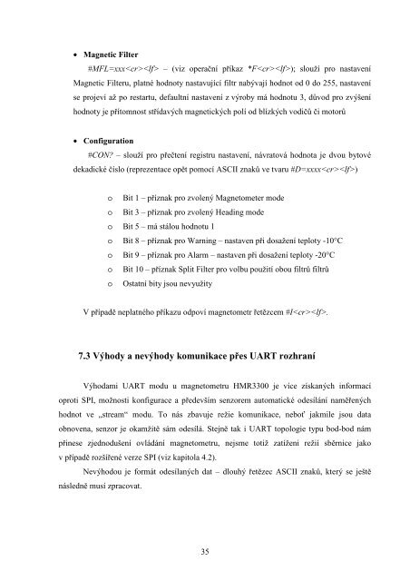 Komunikace mezi magnetometrem a ARM procesorem - wiki