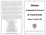 Novena prayer - Institute of Christ the King Sovereign Priest