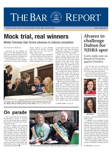 Mock trial, real winners - New Jersey State Bar Association