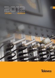 listino televes 2012