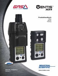 Multi-gas Monitor Produkthandbuch - Gas Alarm Systems