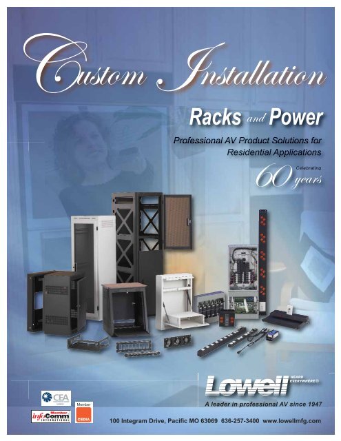 Lowell Custom Installation Racks and Power - OffGridGraphics.com