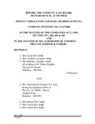 before the company law board - Company Law Board Mumbai Bench