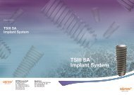 TSIII SA Implant System - Osstem