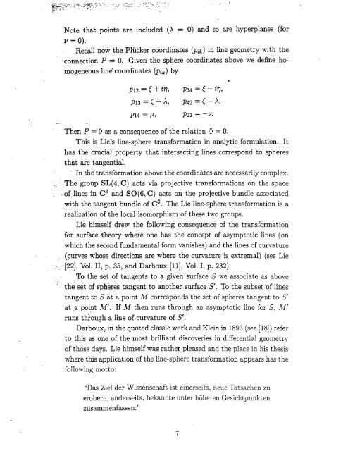 Sophus Lie, the mathematician