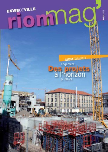 Des projets Ã  l'horizon - Ville de Riom