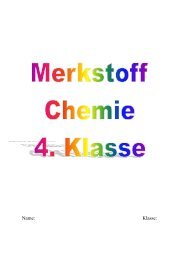 Merkstoff Chemie