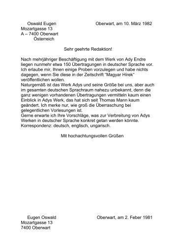 Gedichte von Ady Endre Ãbersetzung - worksheet