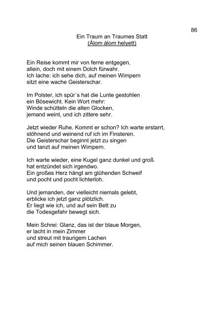 Gedichte von Ady Endre Ãbersetzung - worksheet