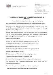 Presseaussendung des Landesgerichtes Ried im Innkreis - Heute