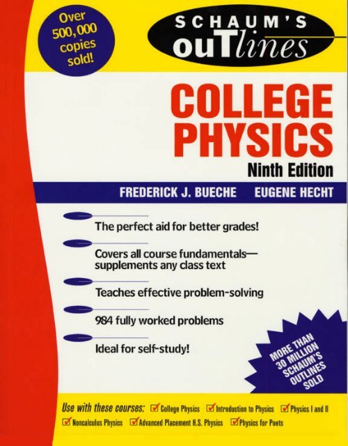 Schaum's Outline of Theory and Problems of College Physics