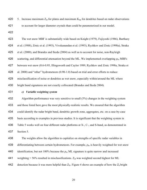 1 A dual-polarization radar hydrometeor classification algorithm for ...