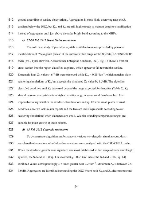 1 A dual-polarization radar hydrometeor classification algorithm for ...