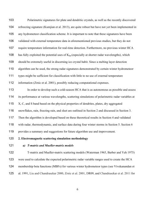 1 A dual-polarization radar hydrometeor classification algorithm for ...