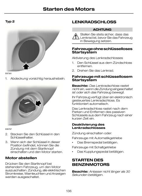 Feel the difference FordMondeo Betriebsanleitung