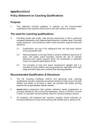 Coaching qualifications policy statement - Scottish Rugby Union