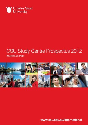 CSU Study Centre Prospectus 2012 - Oceanic Consultants