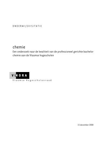 chemie - Het Hogeronderwijsregister